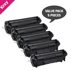 Q2612A #12A Cart-303 Premium Generic Toner (Set of 5)