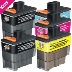 LC47 Compatible Inkjet Cartridge Set 5 Ink Cartridges LC47 Compatible Inkjet Cartridge Set 5 Ink Cartridges