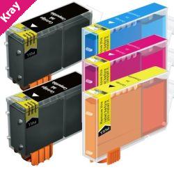 BCI-3 Black / Bci-3 Bci-6 Colours Compatible Inkjet Cartridge Set 5 Ink Cartridges