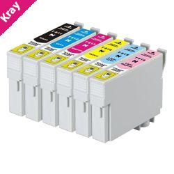 81N Compatible Inkjet Cartridge Set 6 Ink Cartridges [Boxed Set]